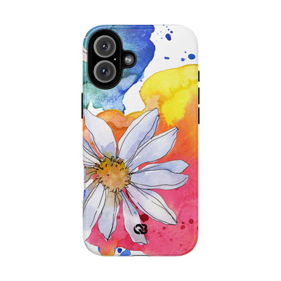Vivid Bloom Splatter · Tough Handyhülle für iPhone