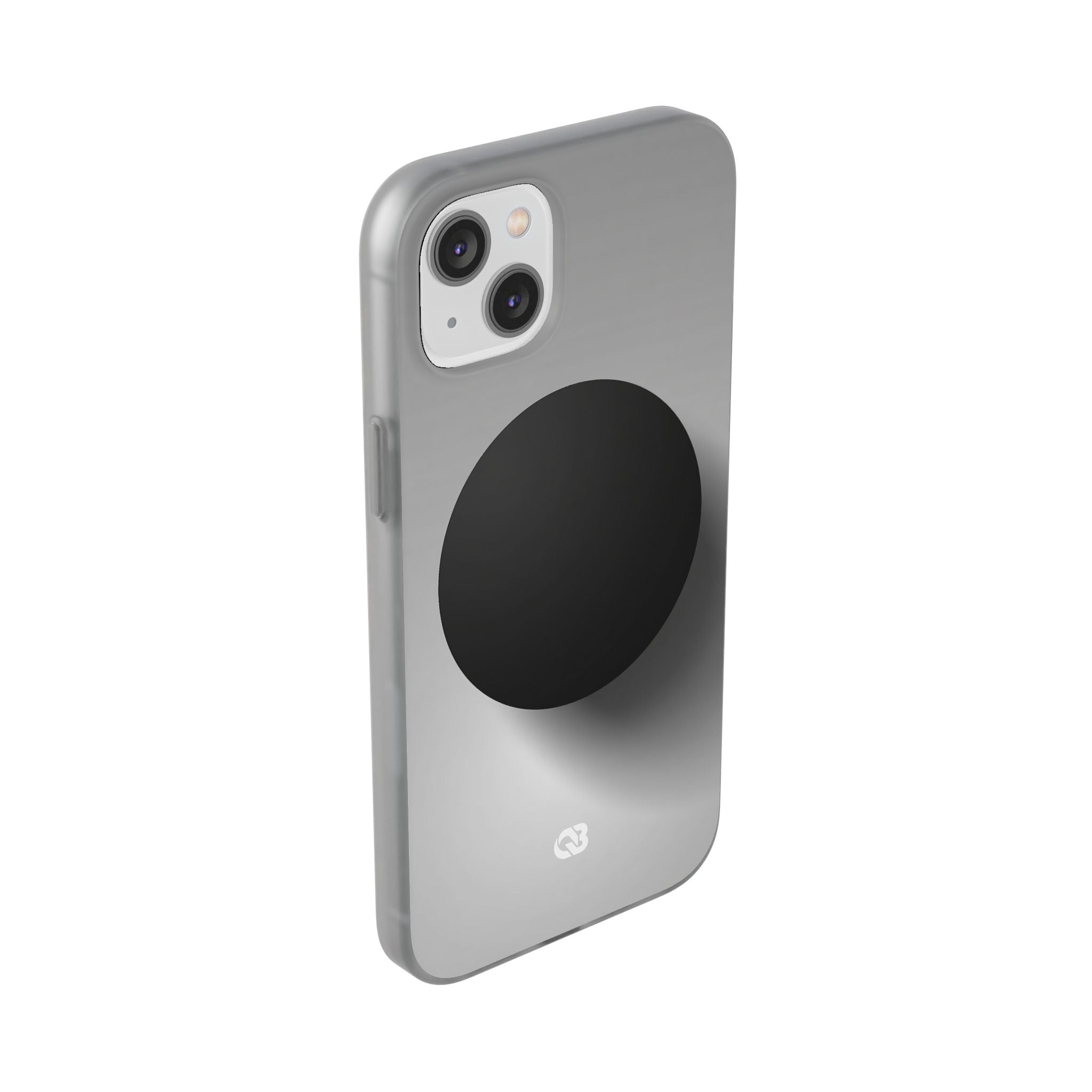 Grey Lite Phone Case for iPhone - Matte Onyx Sphere