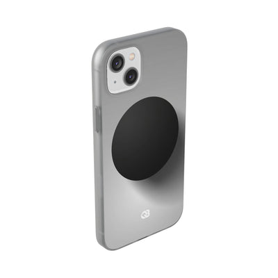Grey Lite Phone Case for iPhone - Matte Onyx Sphere
