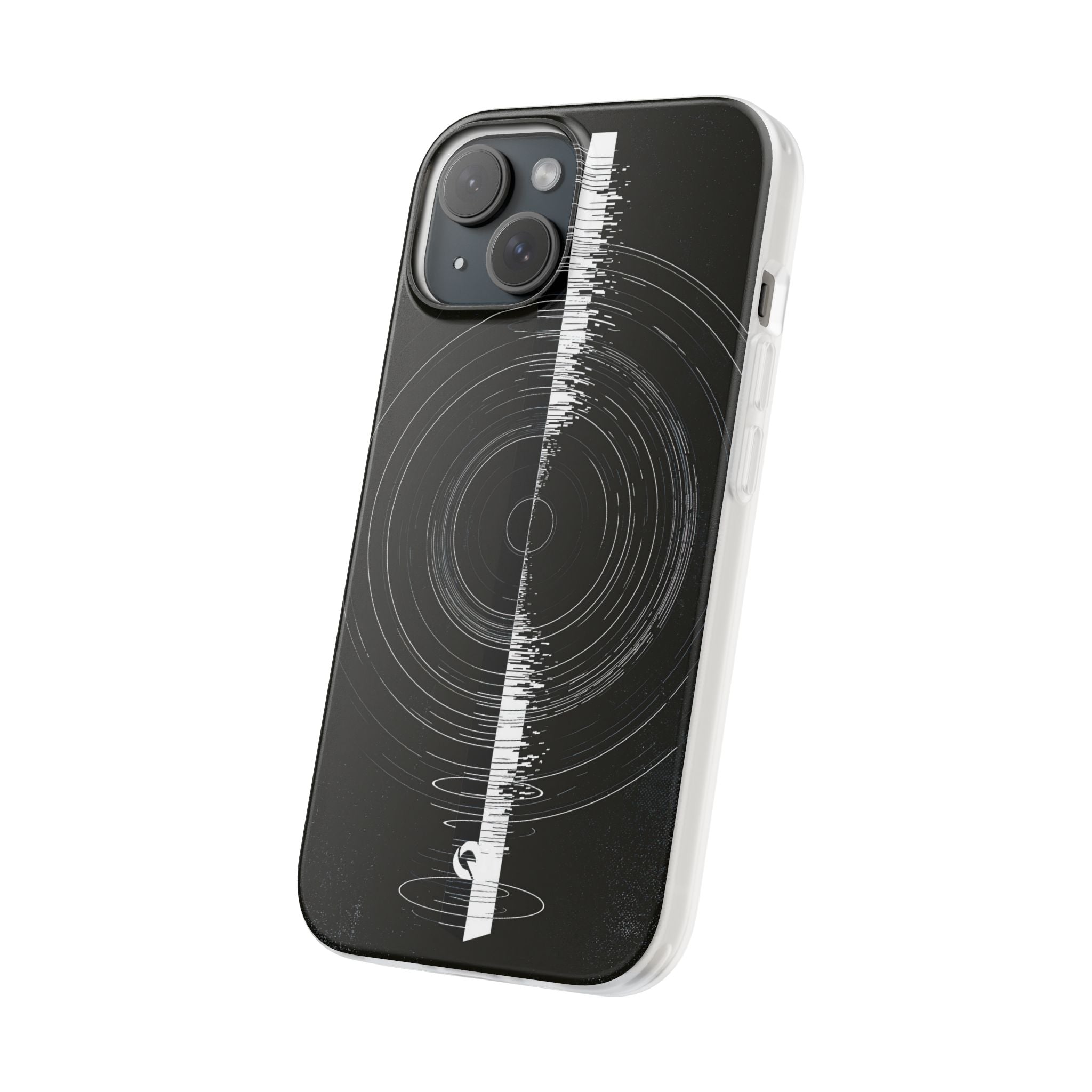 Black Lite Phone Case for iPhone - Obsidian Orbital Signal