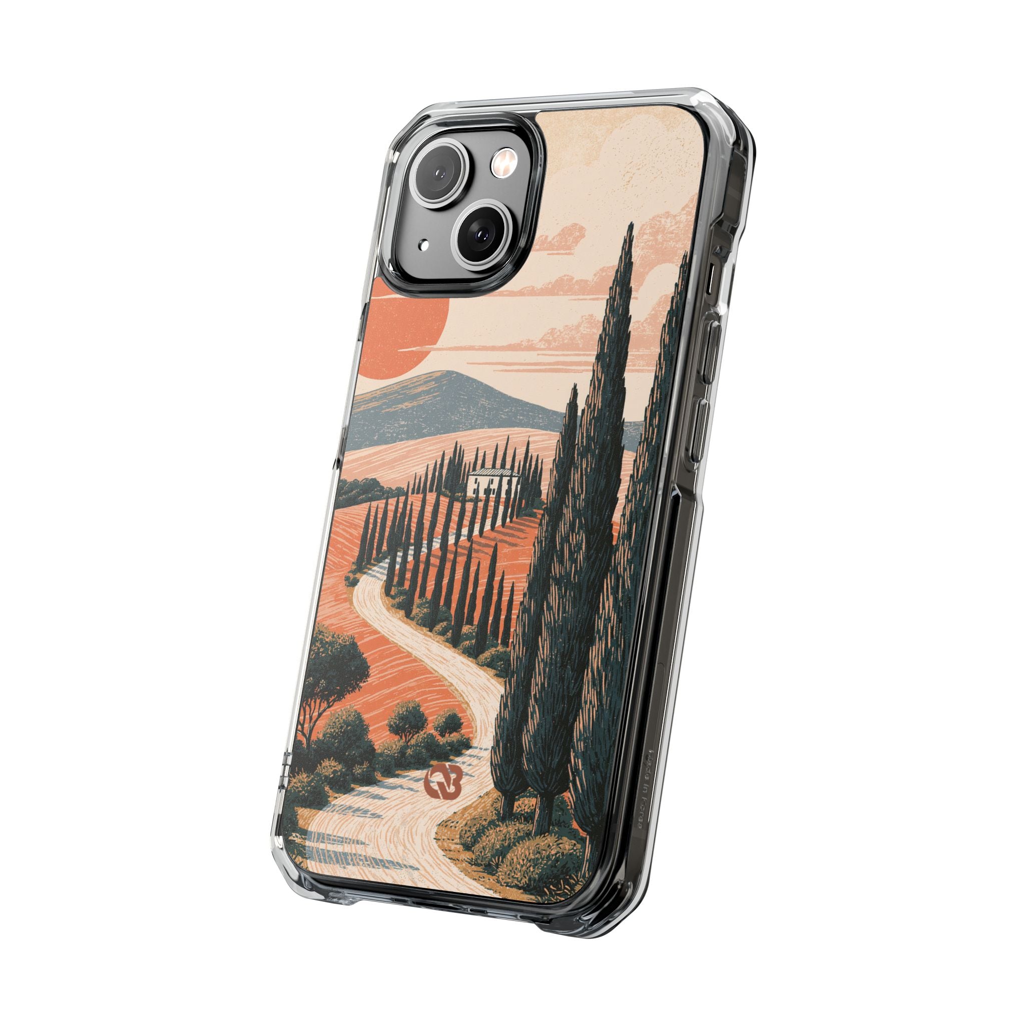 Orange Impact MagSafe Phone Case for iPhone - Terracotta Ridge Trail