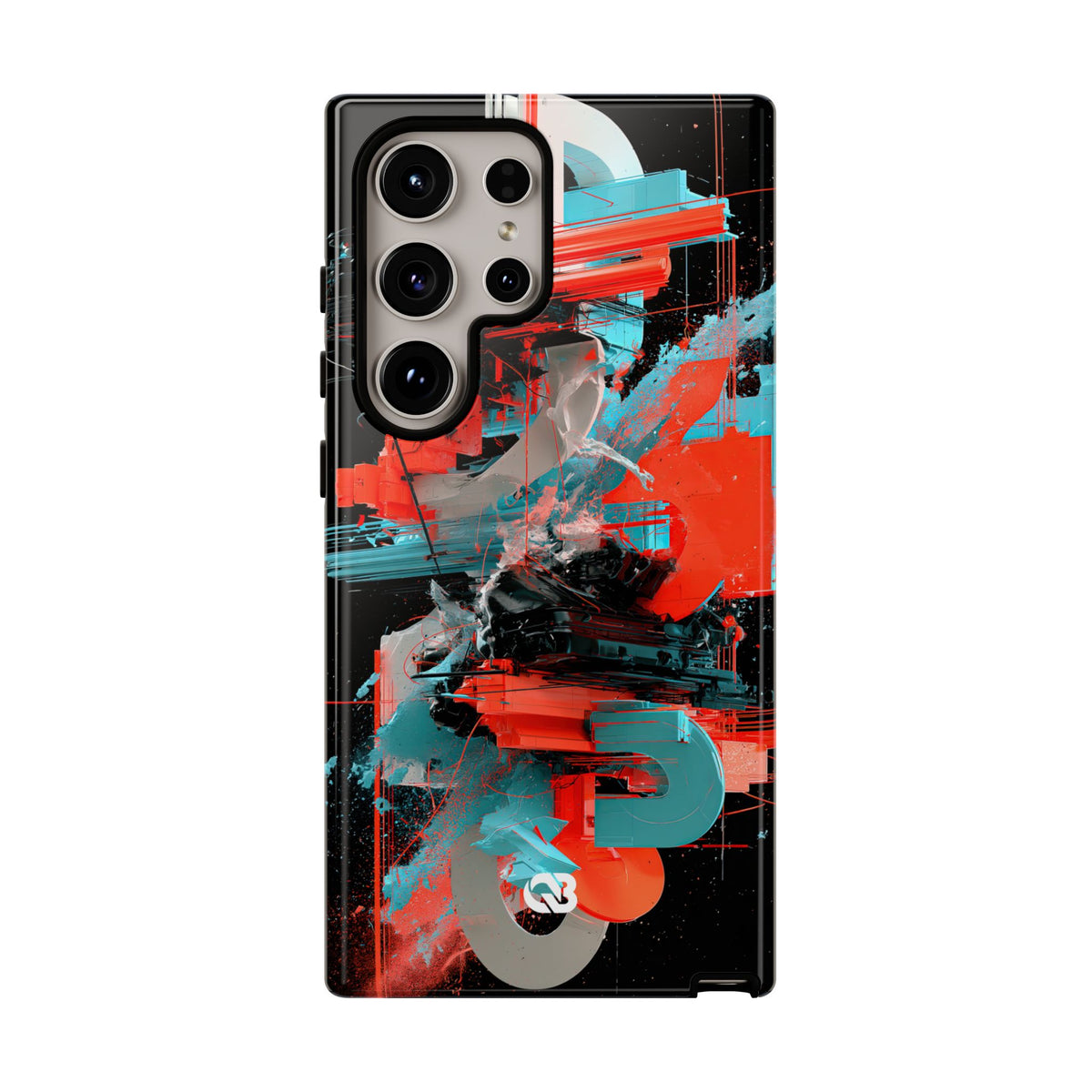 Fragmented Cyber Core · Tough Phone Case for Samsung · Black