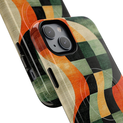 Burnt Orange Curve · Tough+ Phone Case for iPhone · Magsafe