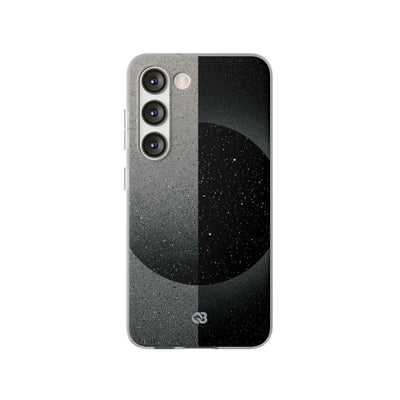 Black Lite Phone Case for Samsung - Lunar Static Orbit