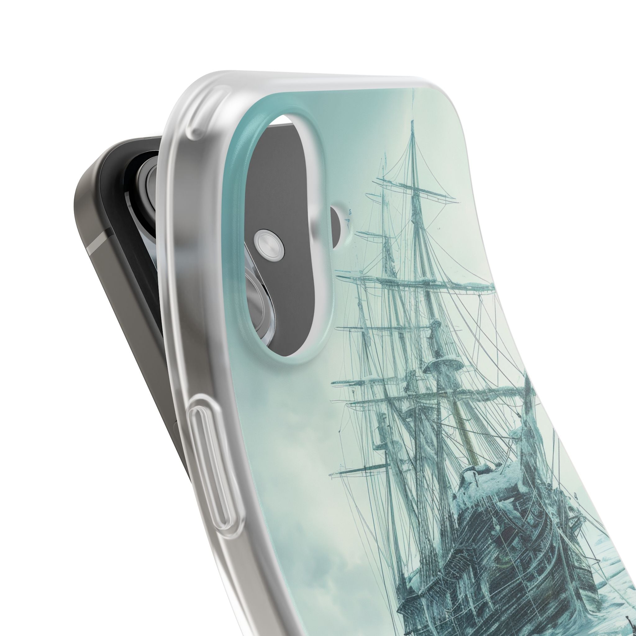 Icebound Ship iPhone 16 Case - Soft