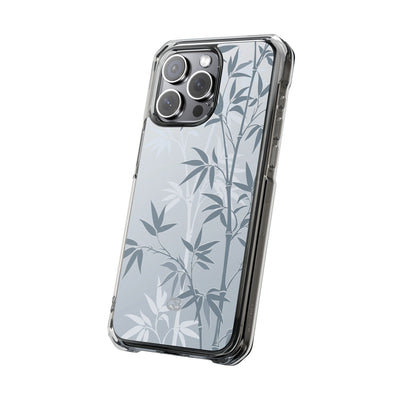 Blue Impact MagSafe Phone Case for iPhone - Slate Bamboo Shadow