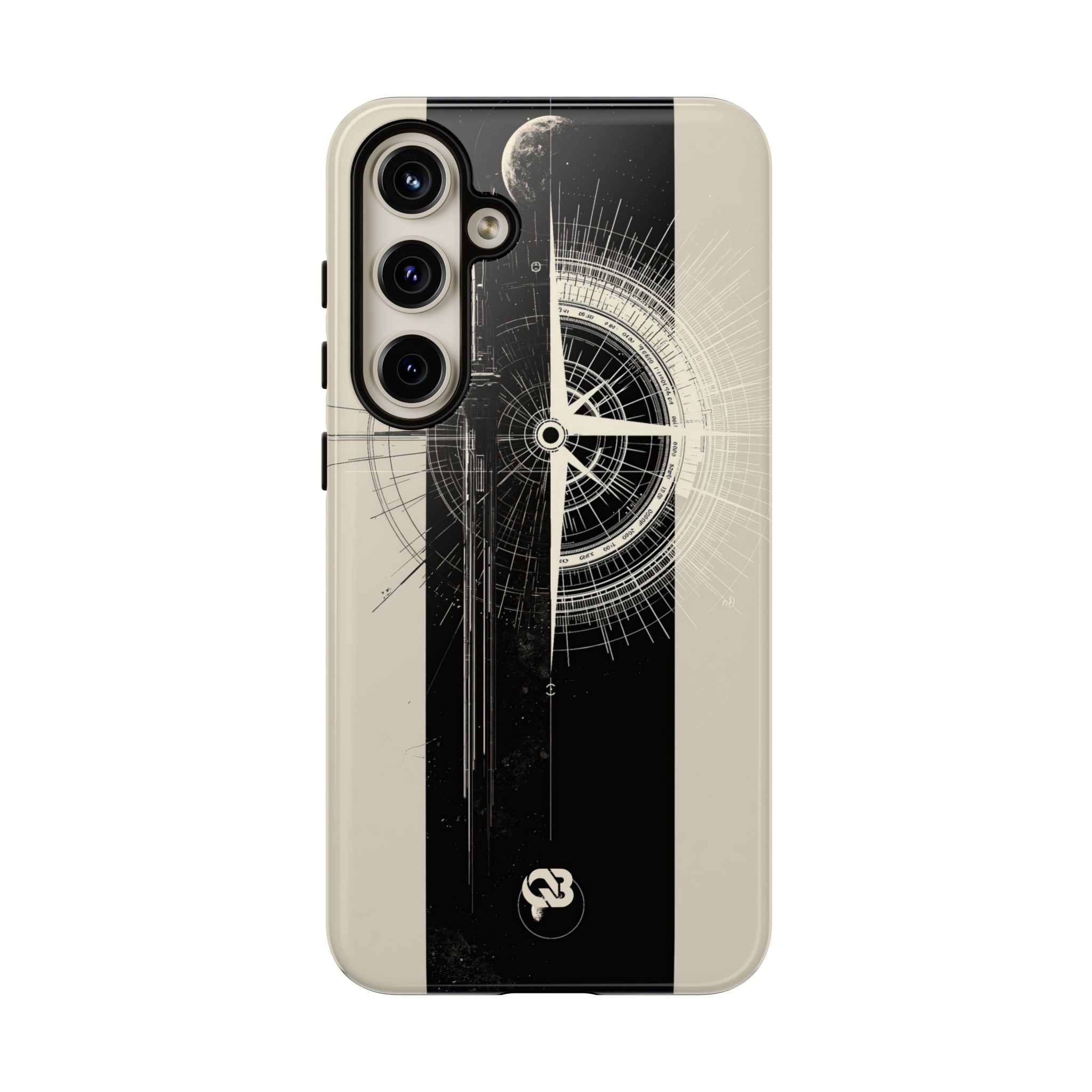Beige Tough Phone Case for Samsung - Zenith Vector Spire