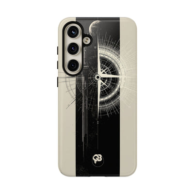 Beige Tough Phone Case for Samsung - Zenith Vector Spire
