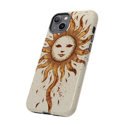 Rustic Solar Mask · Tough Phone Case for iPhone