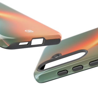 Radiant Contour · Tough Phone Case for Samsung · Orange