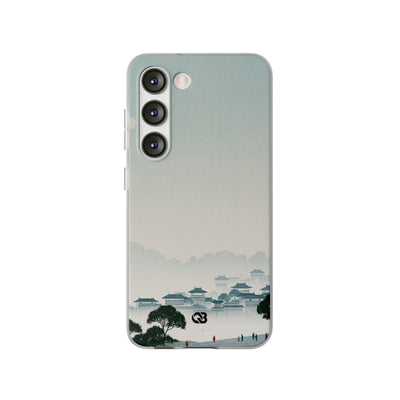 Blue Lite Phone Case for Samsung - Mist Valley Pagoda