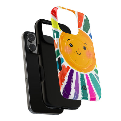 Vibrant Solar Smile · Tough+ Phone Case for iPhone · Magsafe