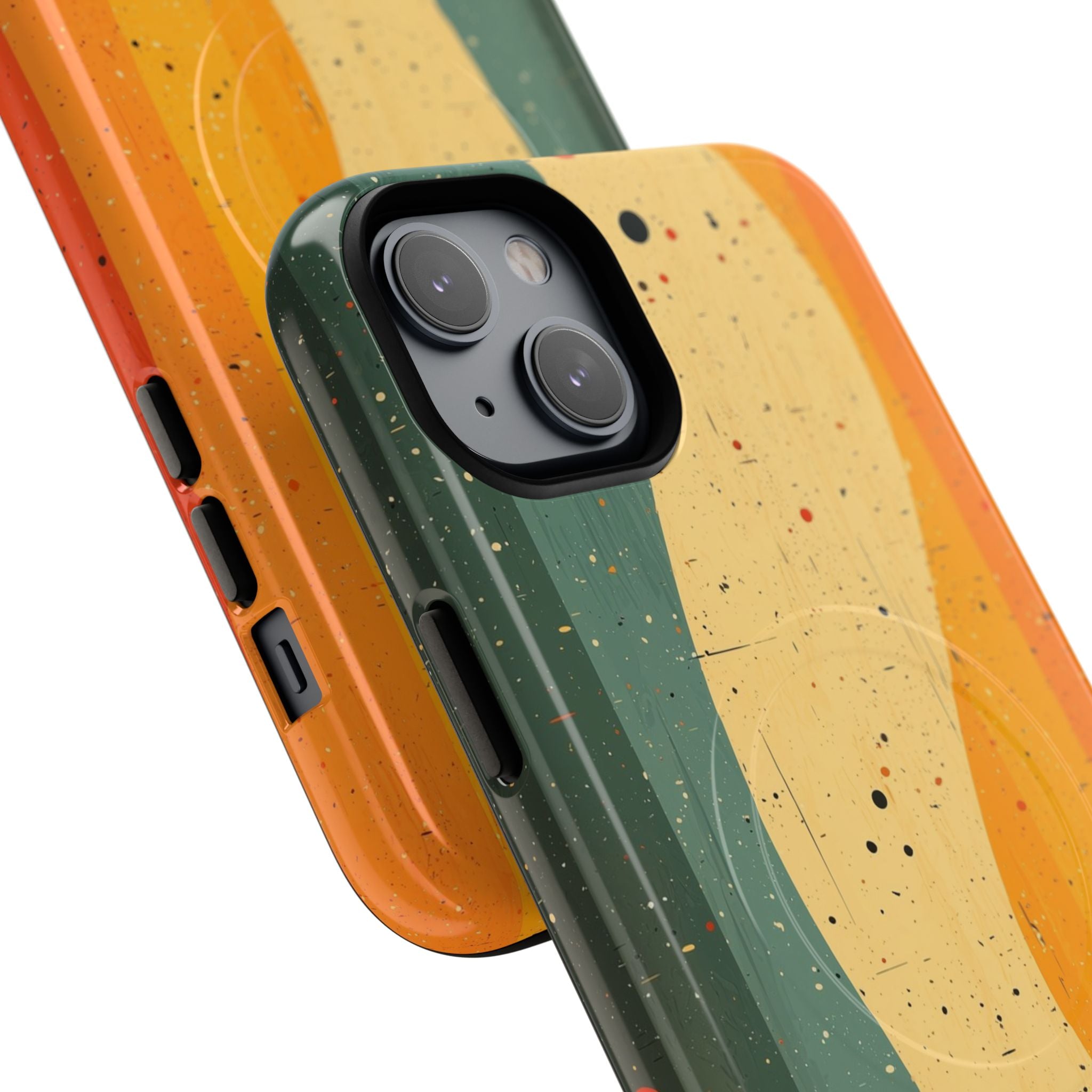 Wavy Forest Veil iPhone 14 Plus Skal - Tough+