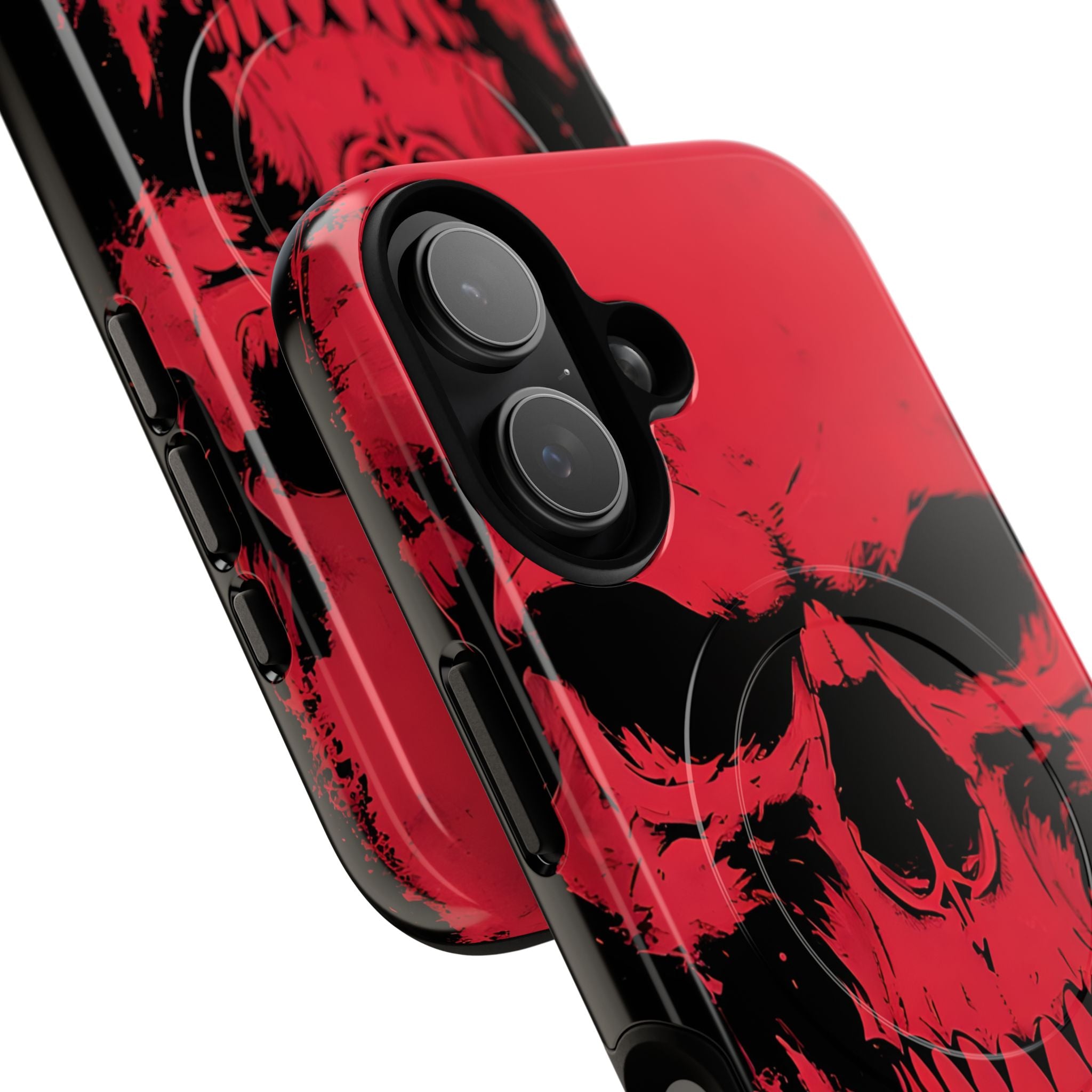 Crimson Street Skull · Tough+ Magsafe