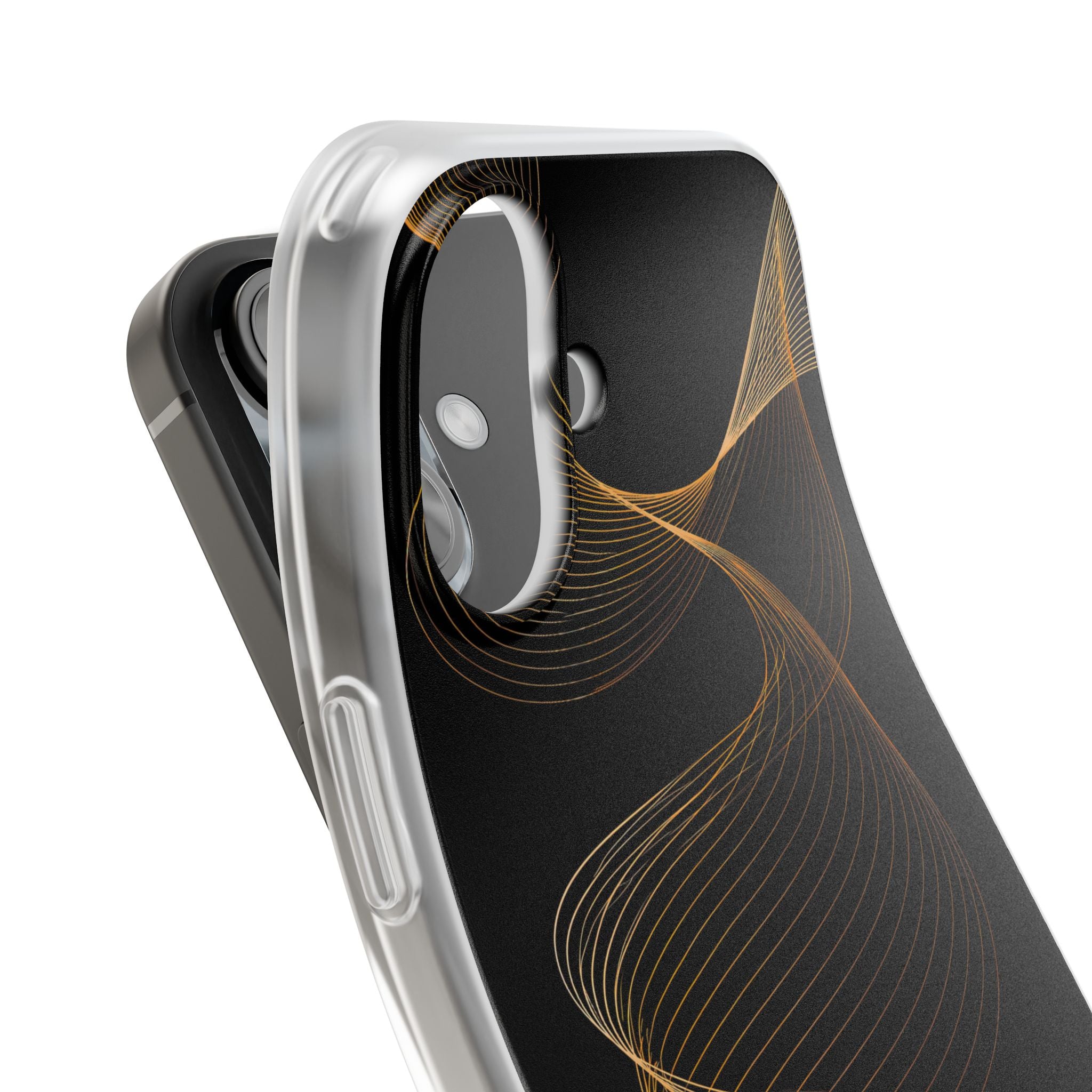 Gold Lite Phone Case for iPhone - Burnished Bronze Helix