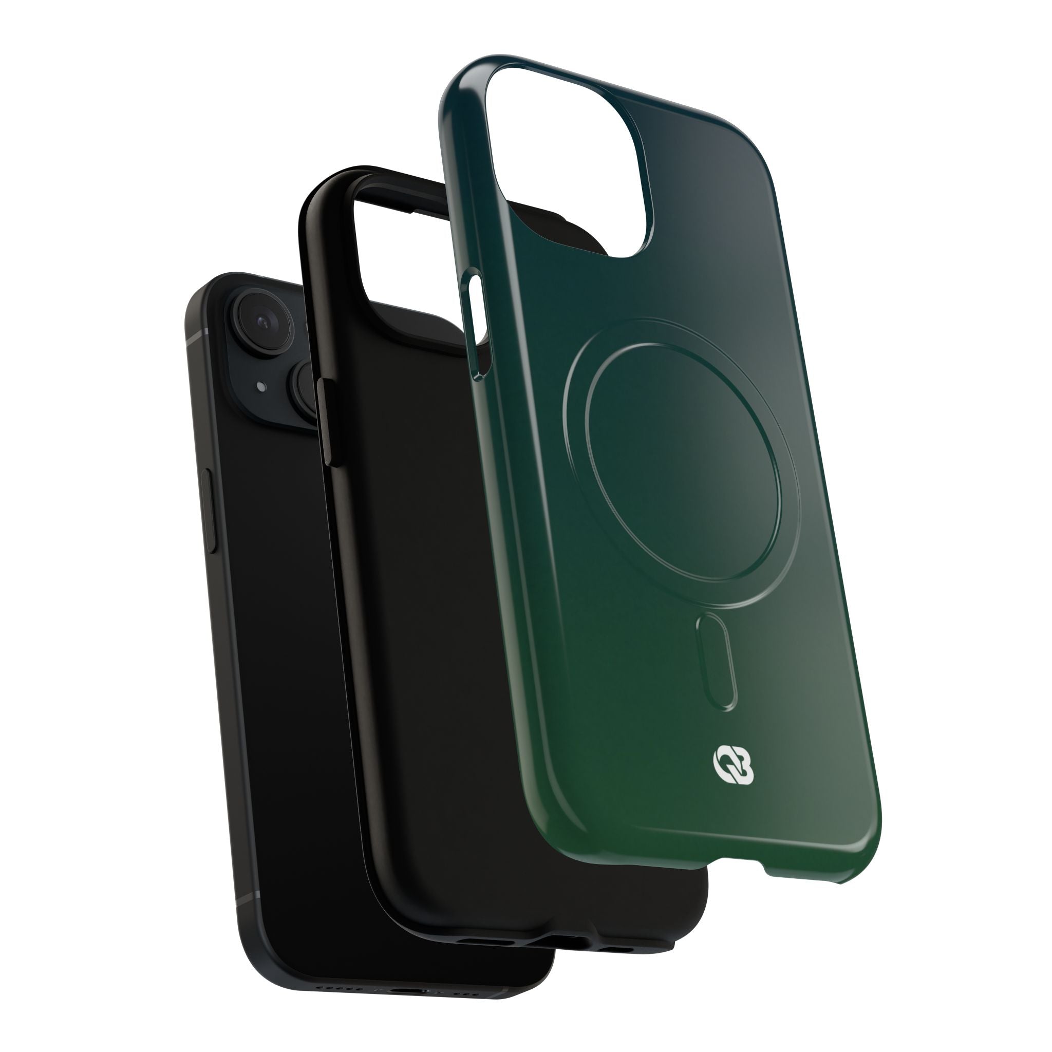 Green Tough 2.0 Magsafe Phone Case for iPhone - Midnight Pine Horizon