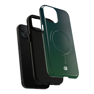 Green Tough 2.0 Magsafe Phone Case for iPhone - Midnight Pine Horizon