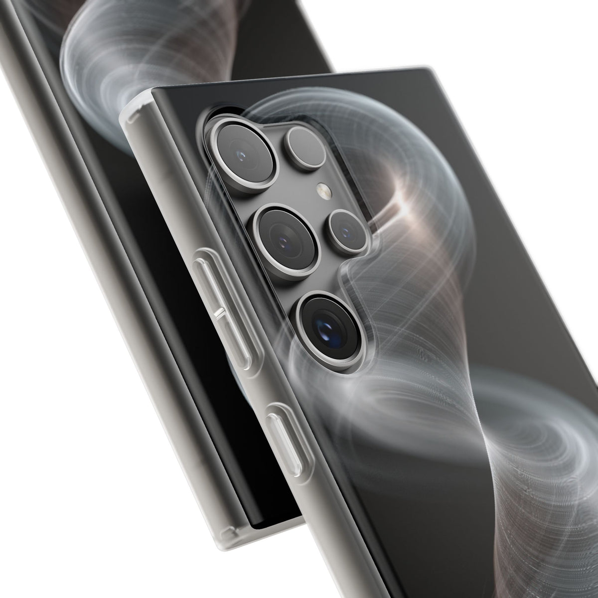 Luminous Vortex · Lite Phone Case for Samsung · Black
