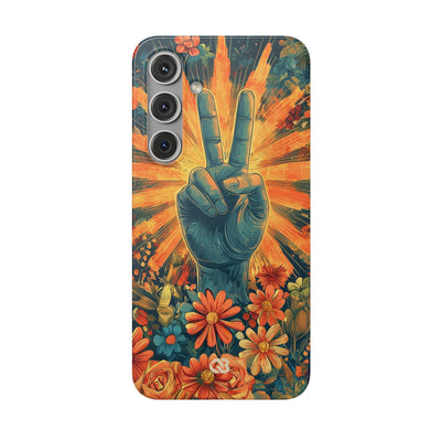 Radiant Peace Bloom · Soft Phone Case for Samsung