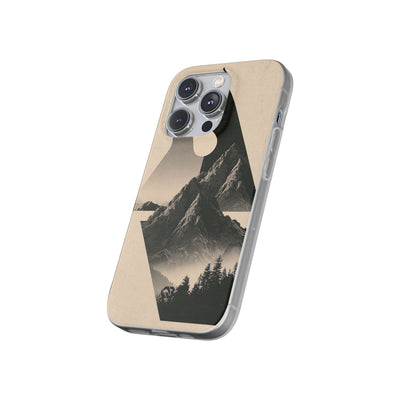 Beige Lite Phone Case for iPhone - Obsidian Summit Parchment