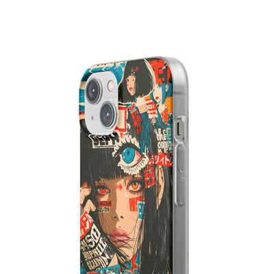 Shibuya Street Collage · Lite Phone Case for iPhone ·  Red