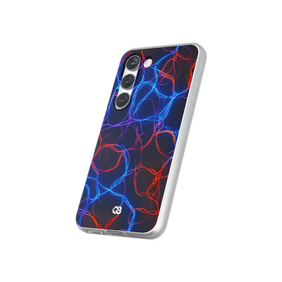 Electric Synapse Glow · Soft Handyhülle für Samsung