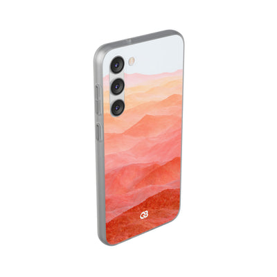 Alpenglow Ridge Vista · Lite Phone Case for Samsung · Orange