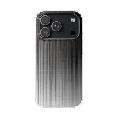 Grey Lite Phone Case for iPhone - Static Vertical Dither