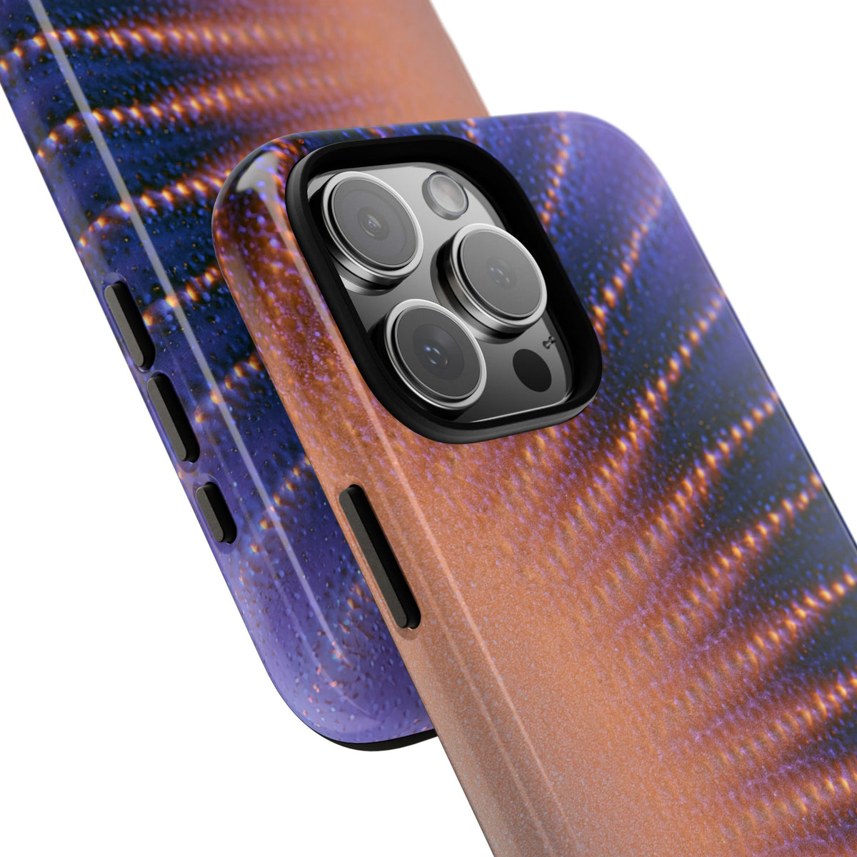 Luminous Aura Burst · Tough Phone Case for iPhone · Blue