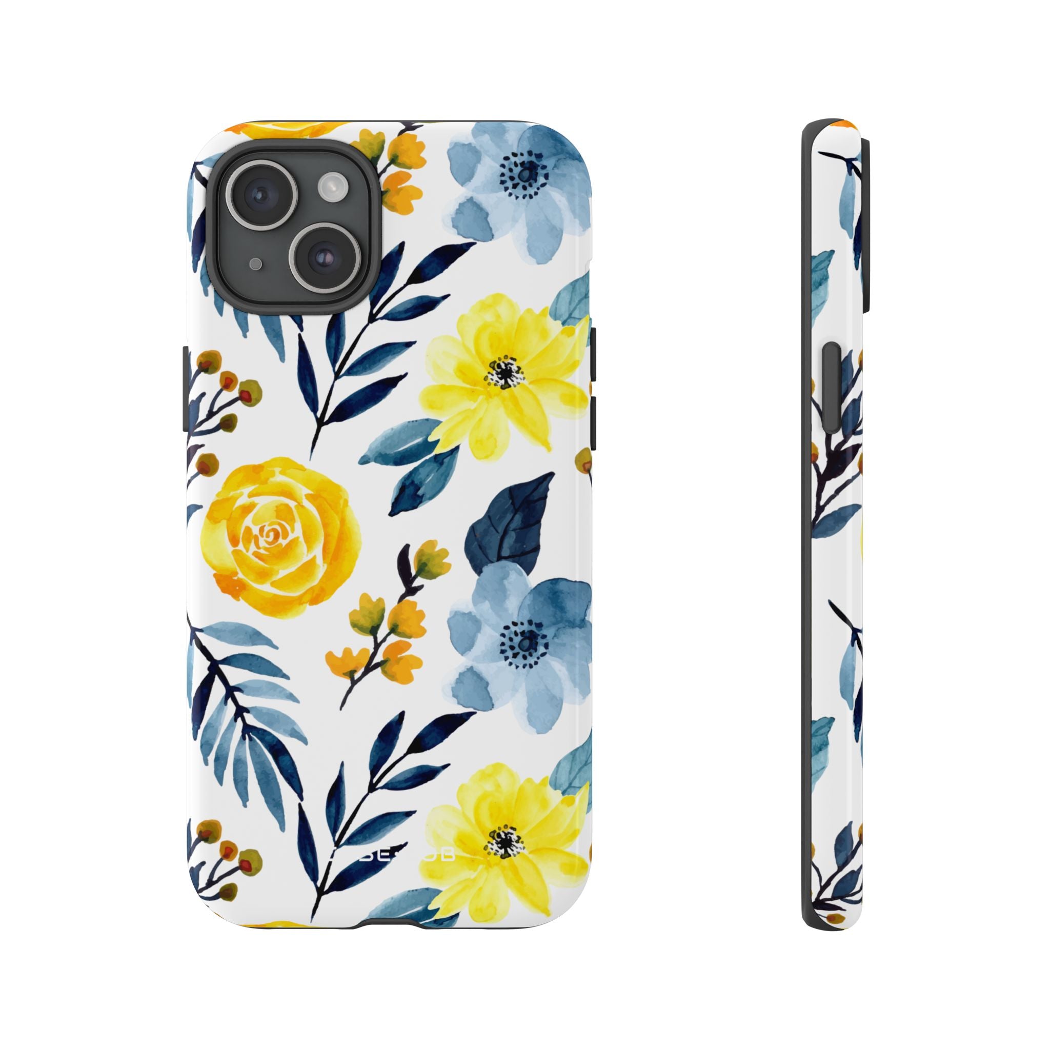 Golden Bloom iPhone 15 Plus Cover - Tough