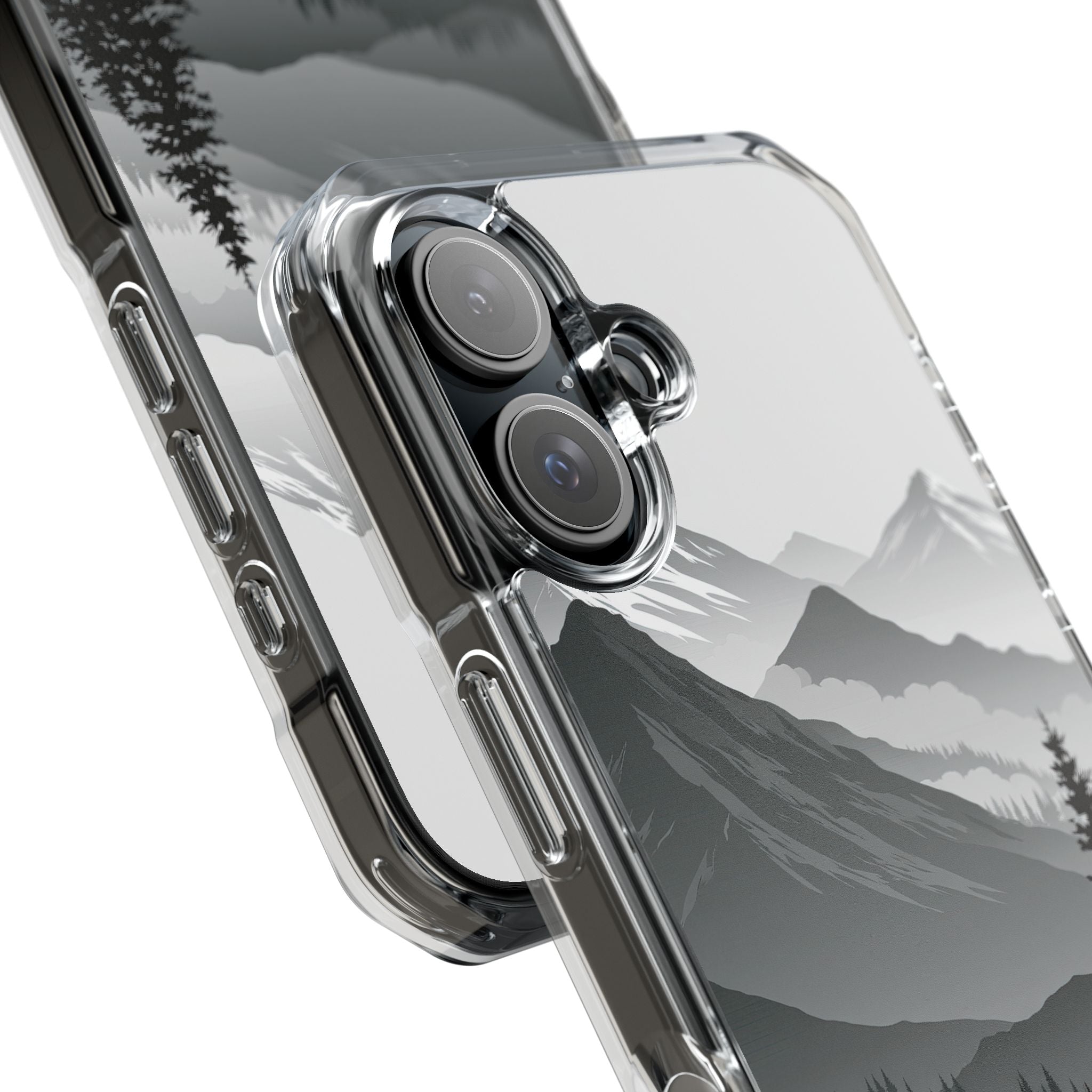 Grey Impact MagSafe Phone Case for iPhone - Granite Ridge Mist