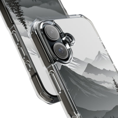 Grey Impact MagSafe Phone Case for iPhone - Granite Ridge Mist