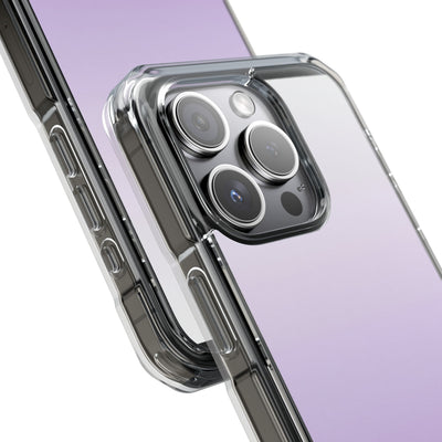 Soft Lilac · Clear Impact Magnetic Phone Case for iPhone · Purple