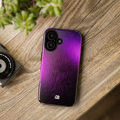 Violet Cyber Circuit · Tough Phone Case for iPhone · Purple