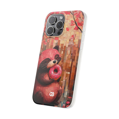 Crimson Donut Bandit · Soft Custodia per iPhone