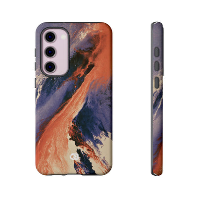 Solar Aura Drift · Tough Phone Case for Samsung · Orange