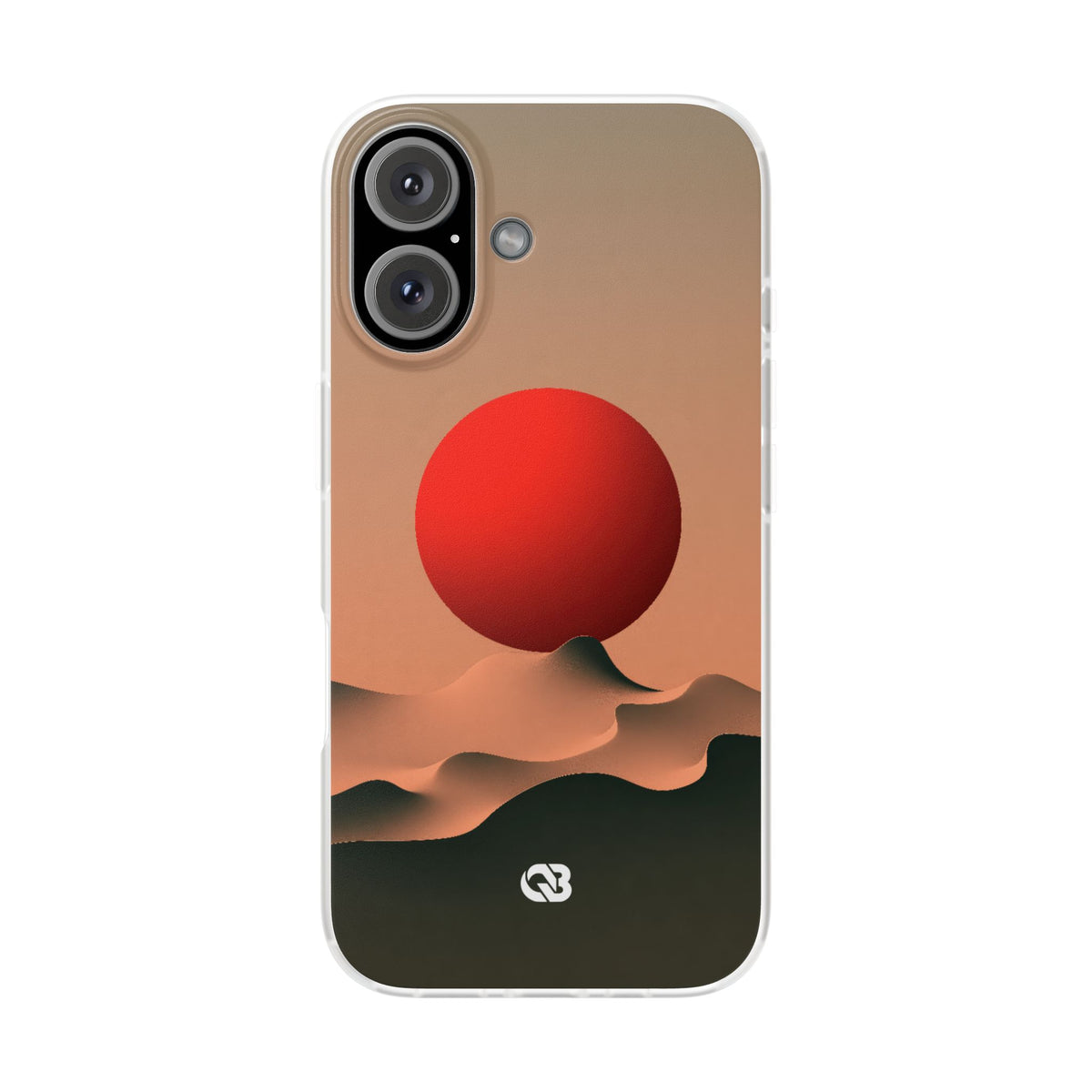 Crimson Sol Ridge · Lite Phone Case for iPhone ·  Red
