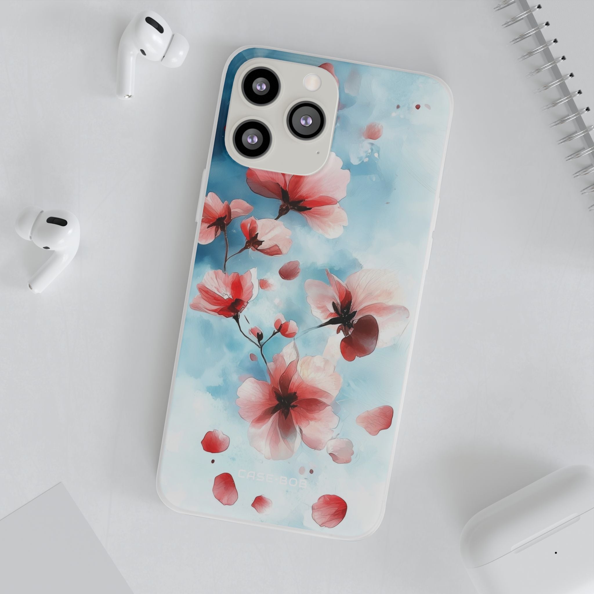 Pink Blossom Drift iPhone 13 Pro Max - Mjuk