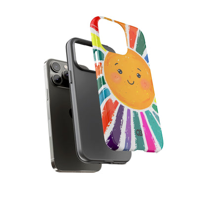 Vibrant Solar Smile · Tough Phone Case for iPhone