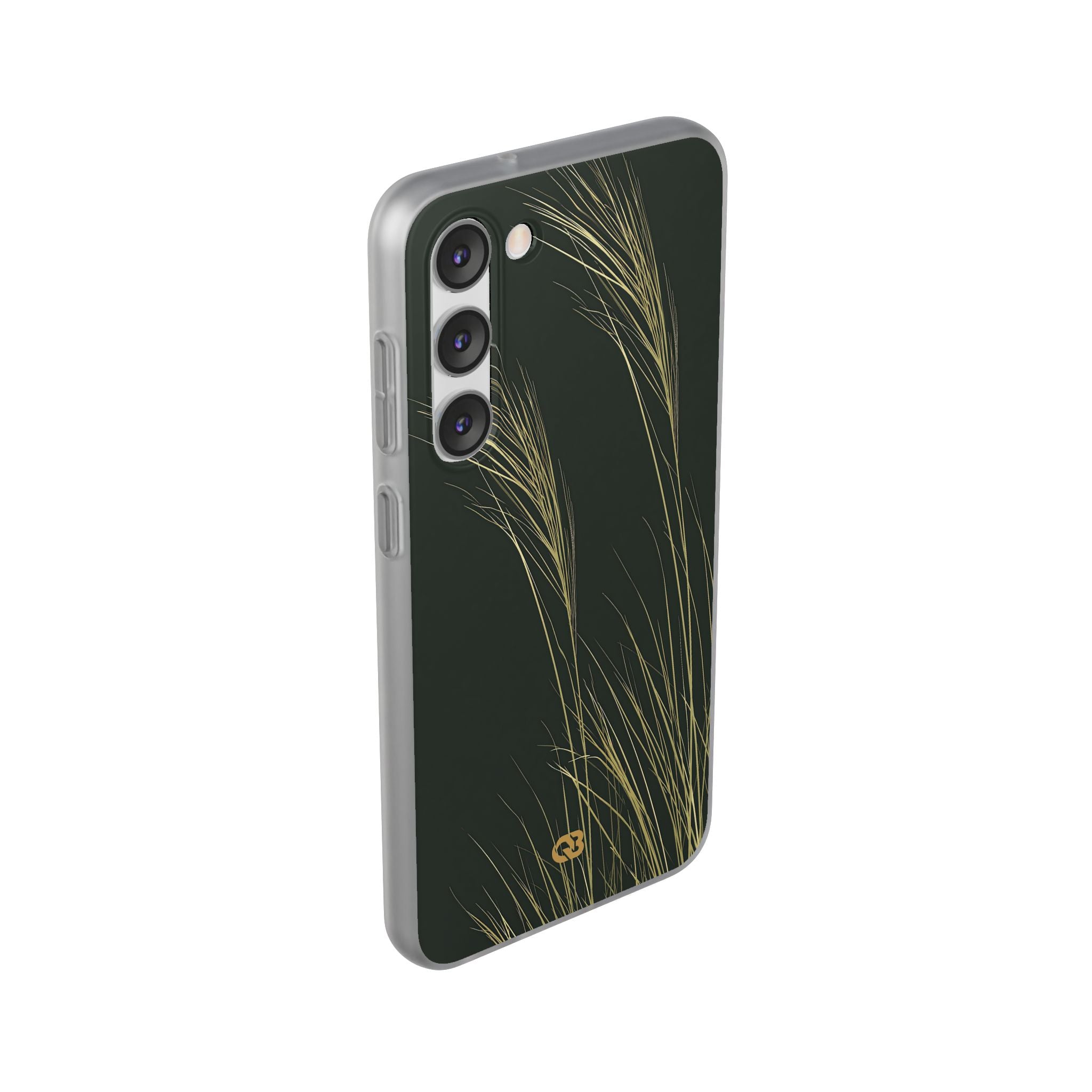 Green Lite Phone Case for Samsung - Midnight Gilded Grass