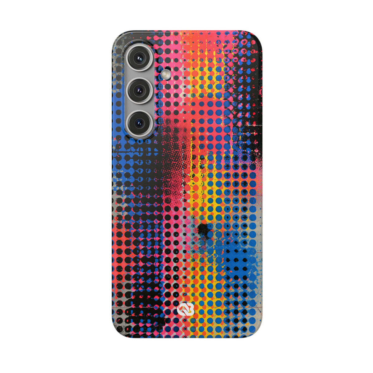 Chromatic Halftone Grid · Lite Phone Case for Samsung · Blue