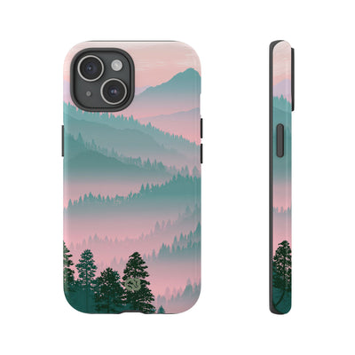 Teal Tough Phone Case for iPhone - Alpine Mist Teal