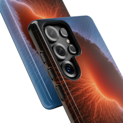 Thermal Aura Pulse · Tough Phone Case for Samsung · Blue