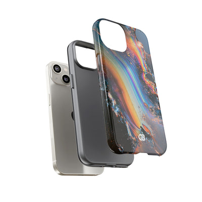 Prismatic Aura Flow · Tough Phone Case for iPhone · Blue