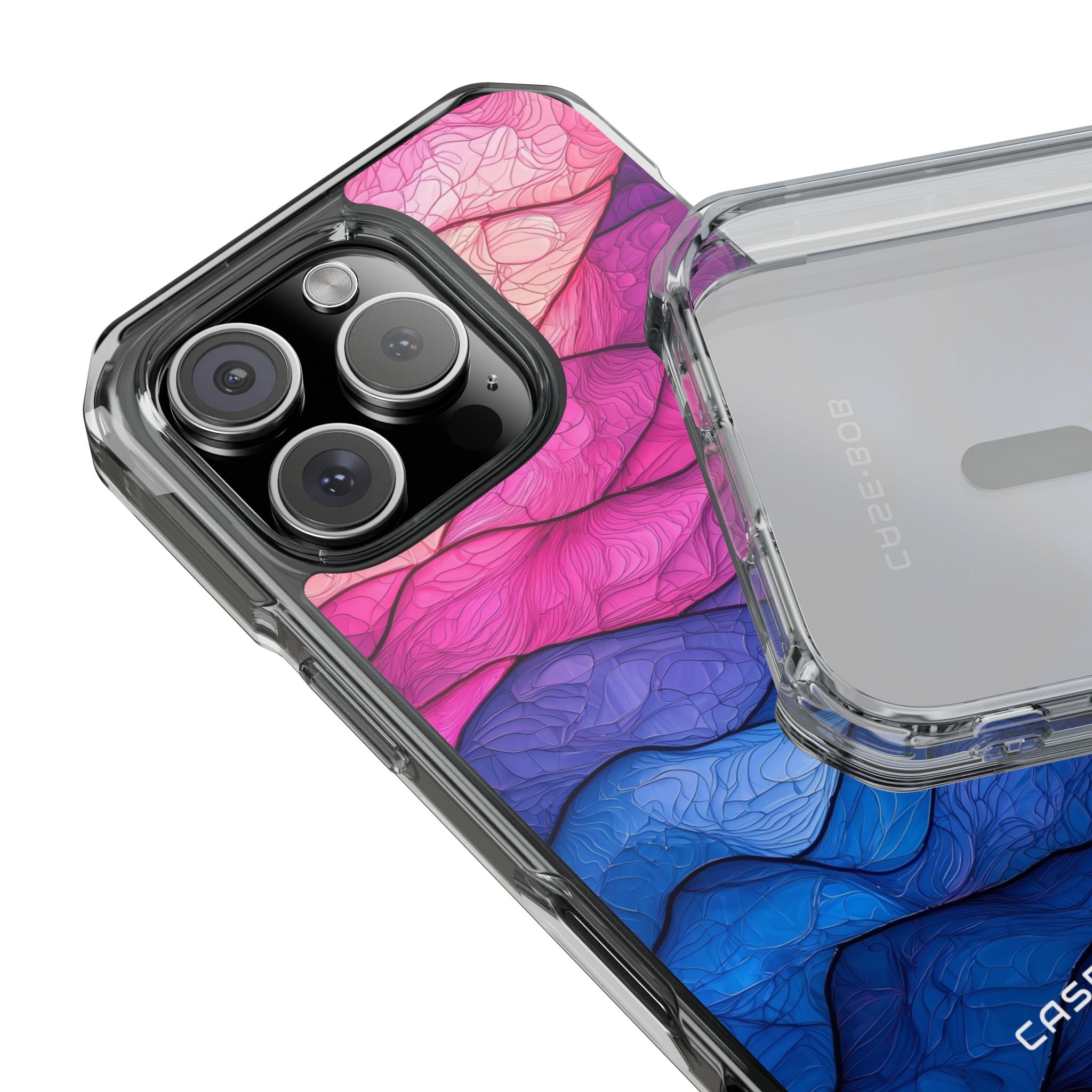 Wavy Vein Gradient iPhone 16 Pro Skal - Impact