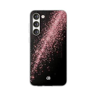 Rose Digital Cascade · Lite Phone Case for Samsung · Pink