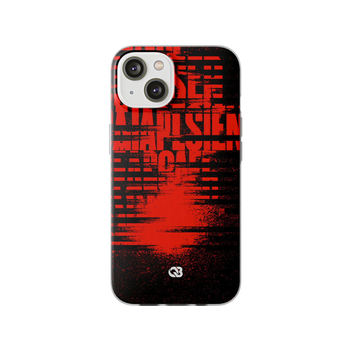Crimson Redaction · Lite Phone Case for iPhone ·  Black