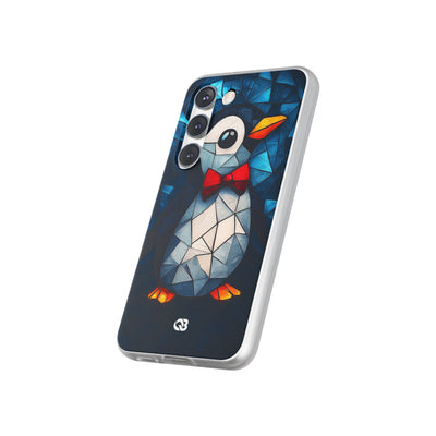 Mosaic Bowtie Penguin · Soft Phone Case for Samsung