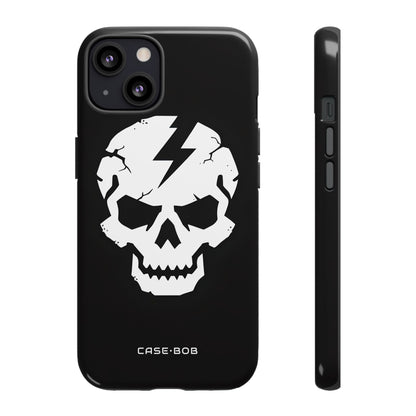 Lightning Skull iPhone 13 Cover - Tough