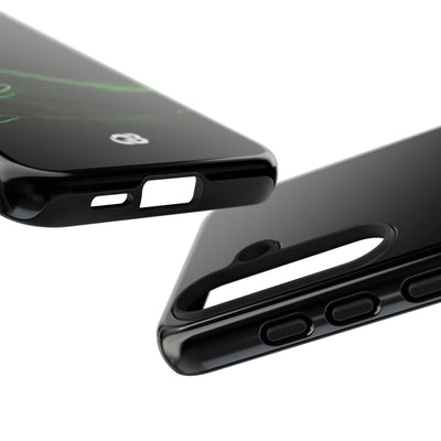 Nordic Mountain Contour · Tough Phone Case for Samsung · Black